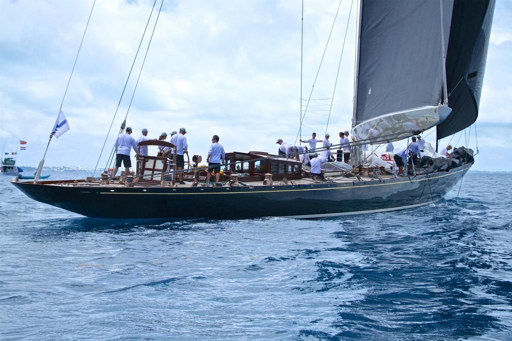 Shamrock V - Challenger for the Cup in 1930 - J- Class Regatta - 35th America's Cup - Bermuda  June 19, 2017 photo copyright Richard Gladwell www.photosport.co.nz taken at  and featuring the  class