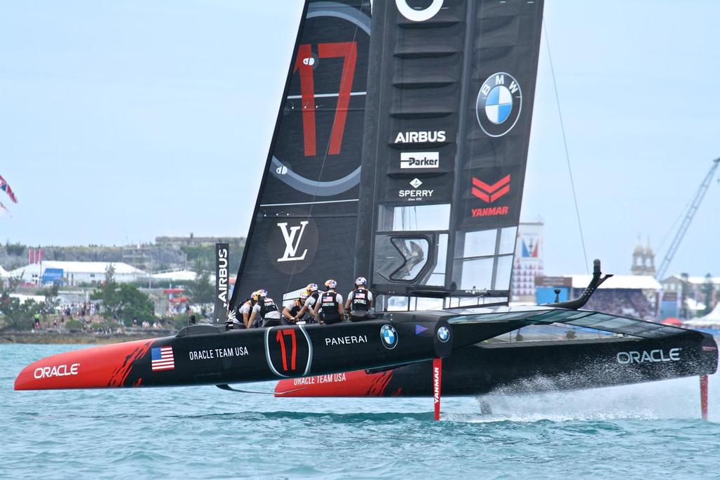 Oracle Team USA - America's Cup 2017, June 24, 2017 - Great Sound Bermuda photo copyright Richard Gladwell www.photosport.co.nz taken at  and featuring the  class
