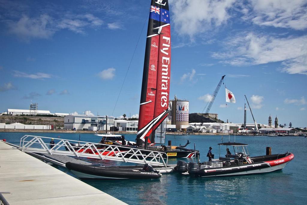 Emirates Team NZ  - America's Cup 2017, June 25, 2017 - Great Sound Bermuda photo copyright Richard Gladwell www.photosport.co.nz taken at  and featuring the  class