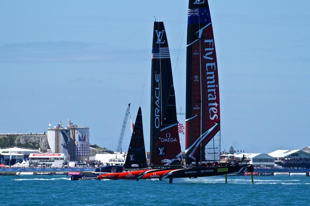 Emirates Team New Zealand - Match, Day  4 - 35th America's Cup  - Bermuda  June 25, 2017 photo copyright Richard Gladwell www.photosport.co.nz taken at  and featuring the  class