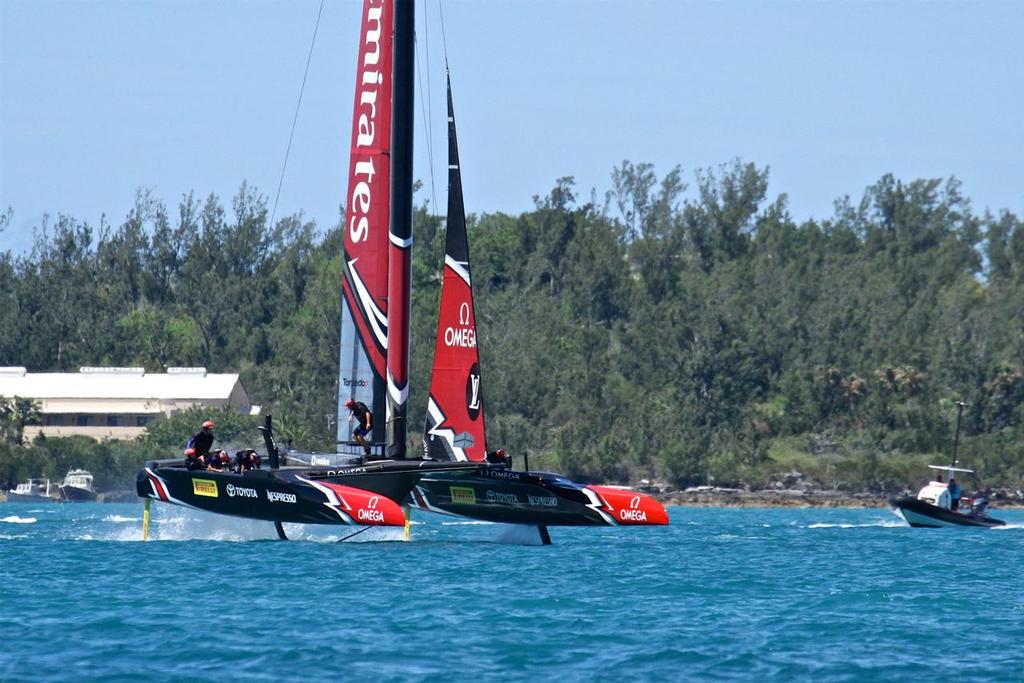 Emirates Team New Zealand - Match, Day  4 - Race 7 - 35th America's Cup  - Bermuda  June 25, 2017 photo copyright Richard Gladwell www.photosport.co.nz taken at  and featuring the  class