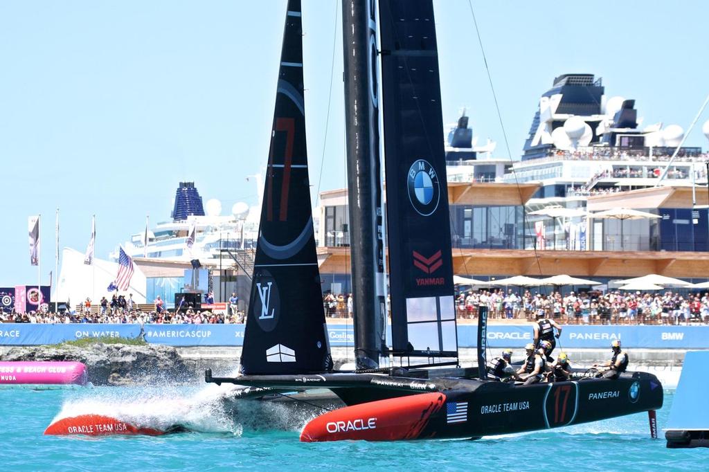 Oracle Team USA - Match, Day  4 - Finish - Race 7 - 35th America’s Cup  - Bermuda  June 25, 2017 © Richard Gladwell www.photosport.co.nz