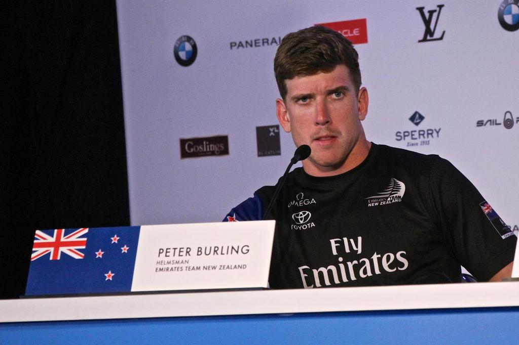 Peter Burling - Emirates Team New Zealand - Match, Day  4  - 35th America's Cup  - Bermuda  June 25, 2017 photo copyright Richard Gladwell www.photosport.co.nz taken at  and featuring the  class