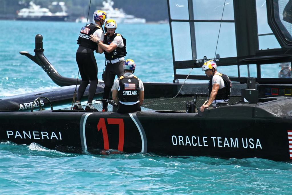Oracle Team USA soon after the finish of  America’s Cup 2017, June 26, 2017 - Great Sound Bermuda © Richard Gladwell www.photosport.co.nz