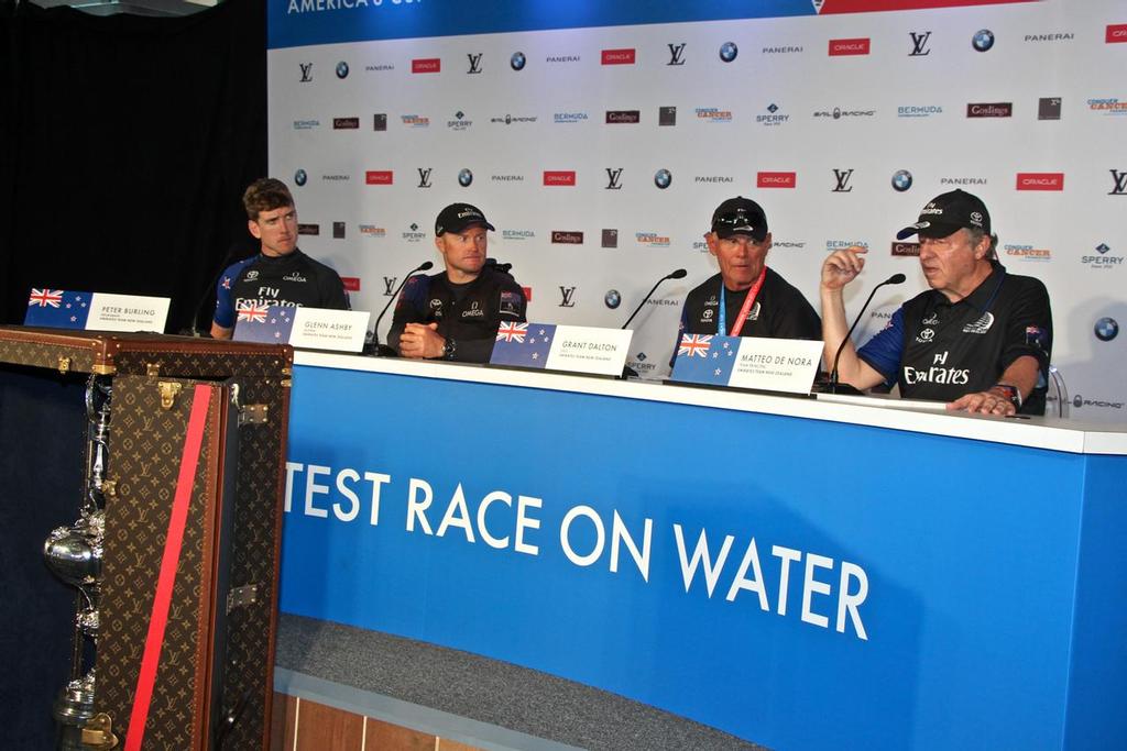 Emirates Team NZ Media Conference -   America's Cup 2017, June 26, 2017 - Great Sound Bermuda photo copyright Richard Gladwell www.photosport.co.nz taken at  and featuring the  class