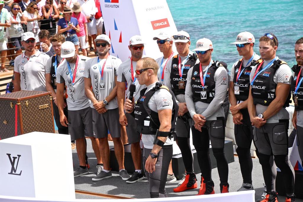 Jimmy Spithill - Oracle Team USA - Presentation- 35th America's Cup  - Bermuda  June 26, 2017 photo copyright Richard Gladwell www.photosport.co.nz taken at  and featuring the  class