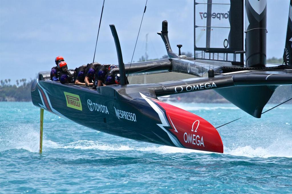Emirates Team New Zealand - Match, Day  5 - Race 9 - 35th America's Cup  - Bermuda  June 25, 2017 photo copyright Richard Gladwell www.photosport.co.nz taken at  and featuring the  class
