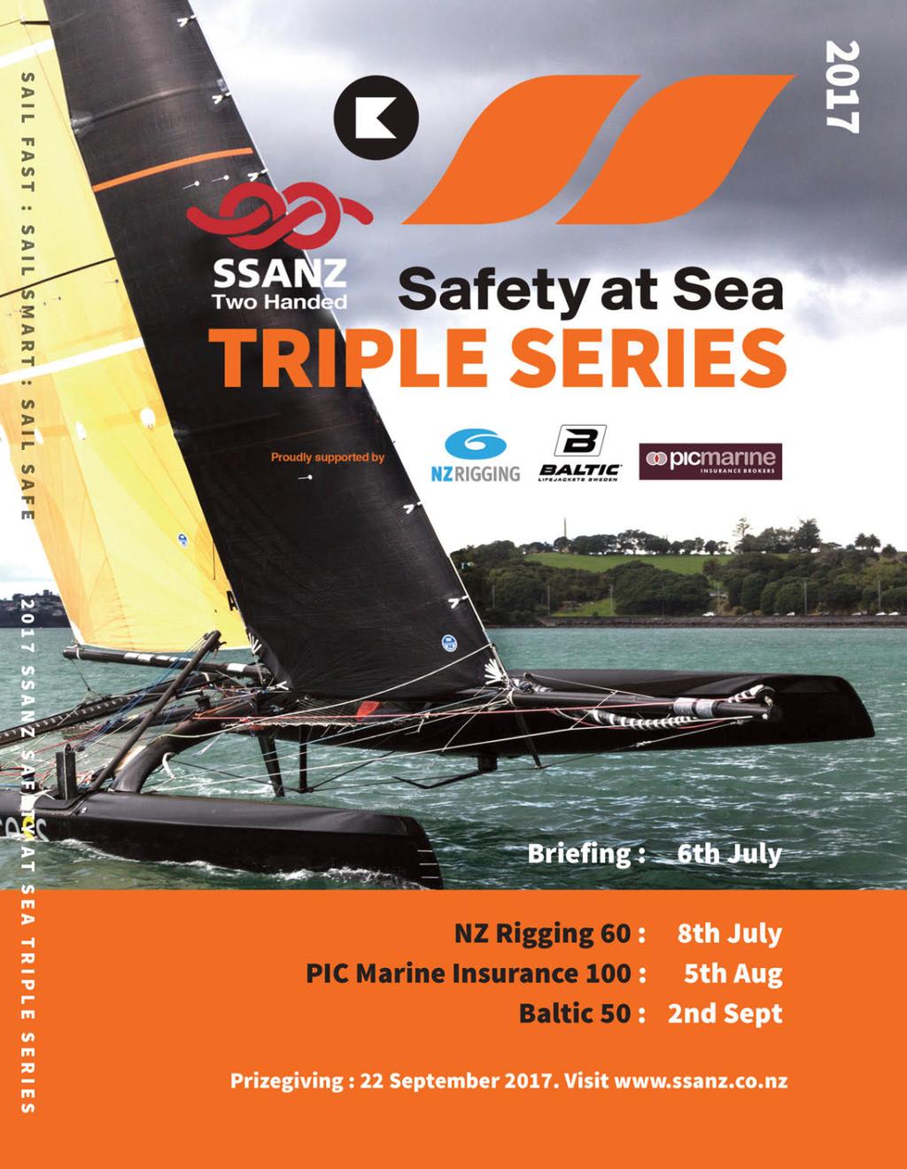 Safety at Sea Triple Series 2017 - entries close July 8, 2017 © SSANZ