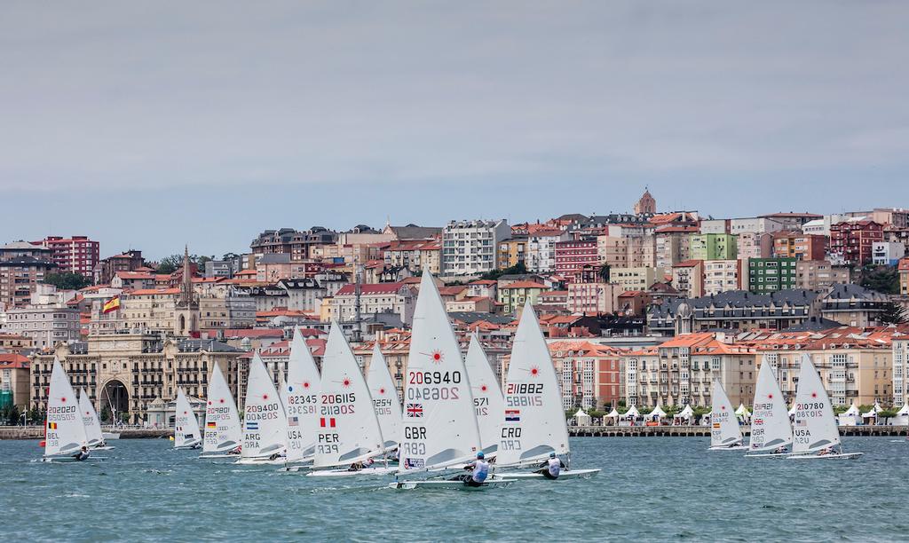 Sailing in the City of Santander - 2017 World Cup Series Final - Santander photo copyright  Jesus Renedo / Sailing Energy http://www.sailingenergy.com/ taken at  and featuring the  class