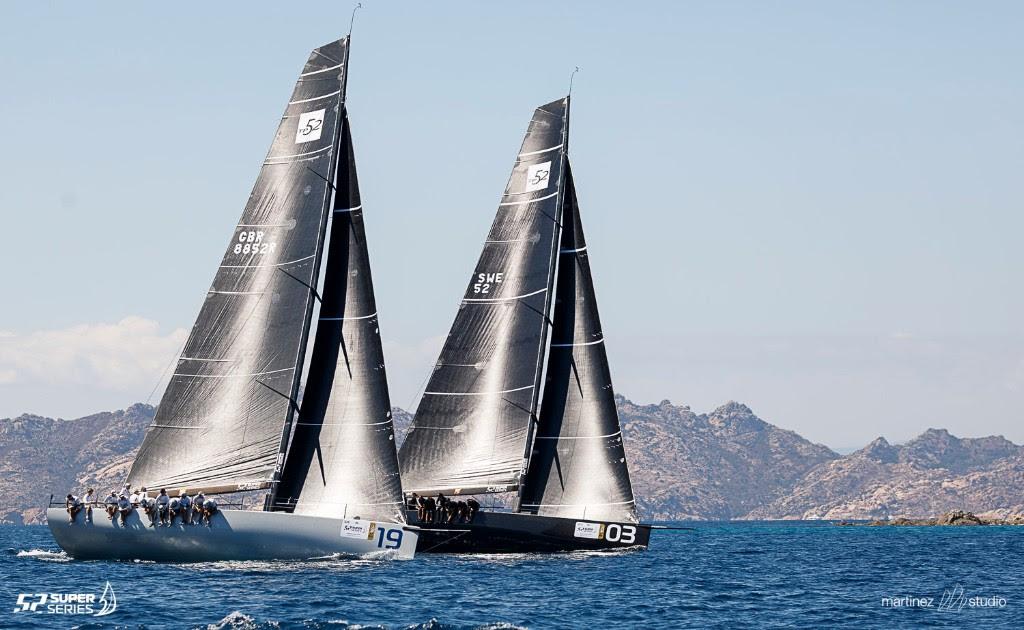 Alegre and Rán Racing locked in battle amidst stunning scenery - Day 1 - 52 Super Series - Audi Sailing Week 2017 photo copyright Martinez Studio taken at  and featuring the  class