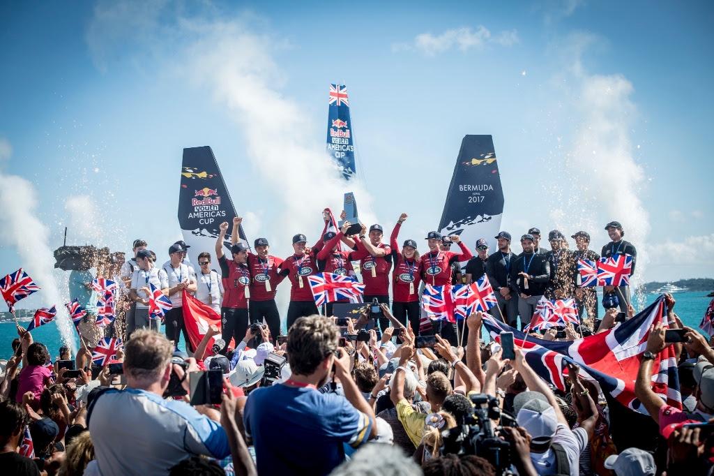 Podium - Red Bull Youth America's Cup 2017 photo copyright Loris von Siebenthal http://www.myimage.ch taken at  and featuring the  class