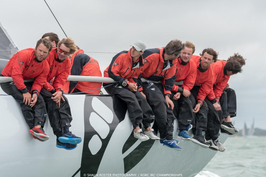 Hitchhiker crew - Day 2 - RORC IRC National Championship 2017 photo copyright  Shaun Roster taken at  and featuring the  class