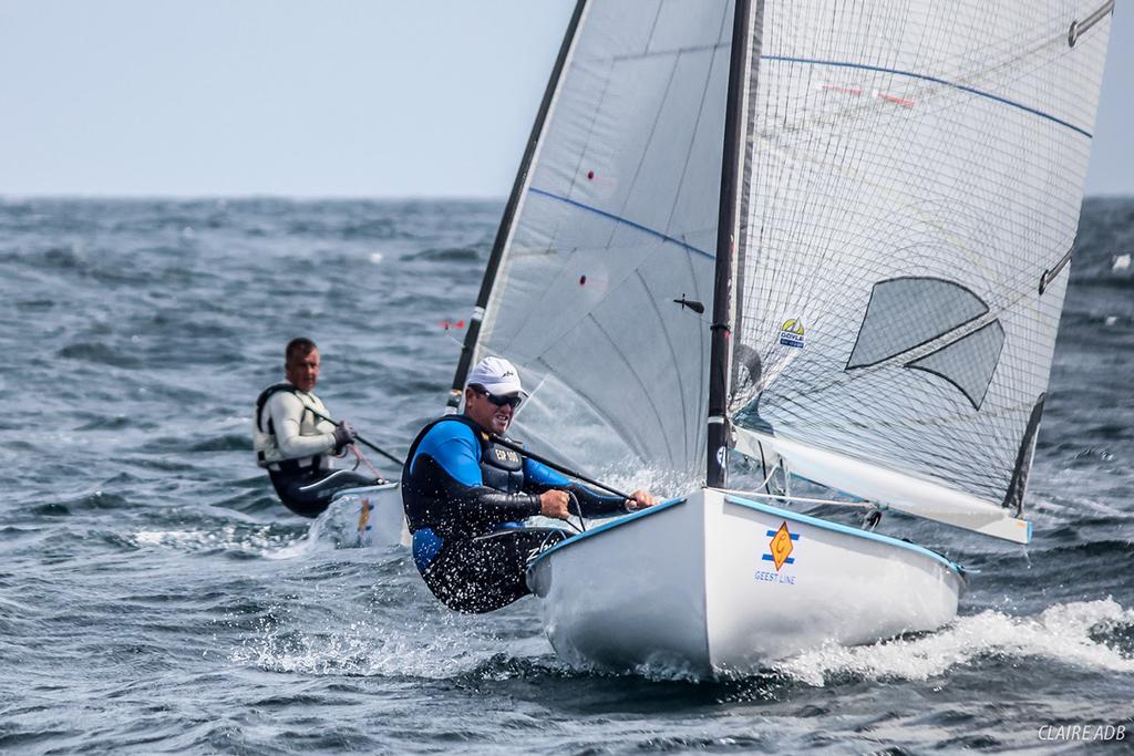Day 4 of the Finn World Masters in Barbados ©  Claire ADB
