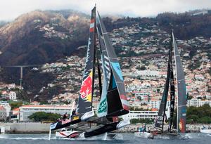 Act 6, Extreme Sailing Series Madeira Islands 2016 – Day 3 – Red Bull Sailing Team photo copyright Lloyd Images http://lloydimagesgallery.photoshelter.com/ taken at  and featuring the  class