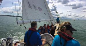 Round the Island Race 2017 photo copyright Clipper Round The World Yacht Race http://www.clipperroundtheworld.com taken at  and featuring the  class