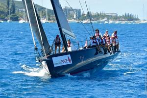 Ichi Ban starts Groupama Race 2016 photo copyright  Eric Deroche taken at  and featuring the  class