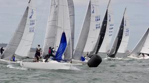 Day 1 – J/80 Open National Championship photo copyright  Louay Habib / RSrnYC taken at  and featuring the  class