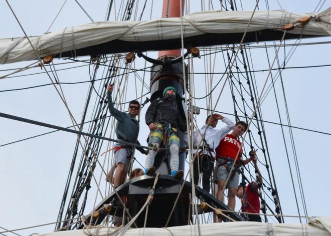 America’s newest tall ship Oliver Hazard Perry changing lives ©  Rogers High