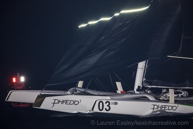 Phaedo^3 – Transpacific Race ©  Lauren Easley / leialohacreative.com