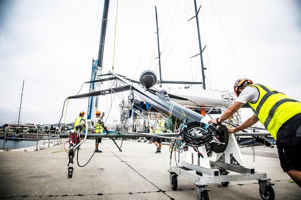 Team Sun Hung Kai/Scallywag - The Boatyard, Lisbon, Portugal. ©  Amalia Infante / Volvo Ocean Race