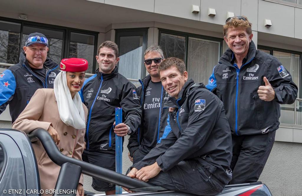 - Emirates Team New Zealand Parade in Queen Street in Auckland © ETNZ/Carlo Borlenghi