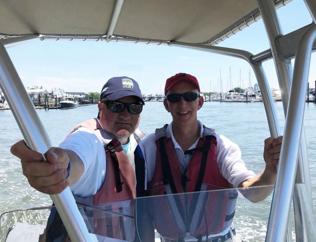 Jim Aikman (left) and Doug Wefer (right), co-chairs of the 2017 Around Long Island Regatta © Courtesy of the Around Long Island Regatta