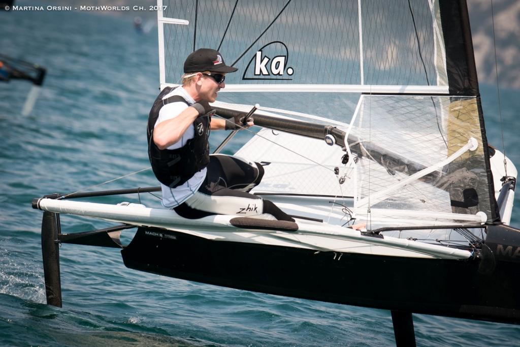 Pete Burling NZL - 2017 Moth Worlds photo copyright  Martina Orsini taken at  and featuring the  class