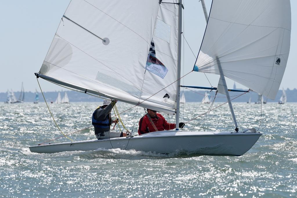 Flying Fifteens at 2017 Charles Stanley Direct Cowes Classic Week photo copyright  Rick Tomlinson http://www.rick-tomlinson.com taken at  and featuring the  class