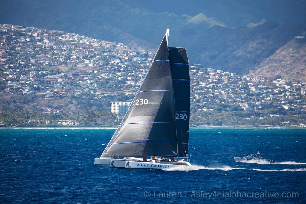 Mighty Merloe first multihull to complete the 2017 Transpac ©  Lauren Easley / leialohacreative.com
