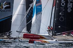 ChinaOne NINGBO (NZL) - Day 2 - M32 World Championship 2017 photo copyright  Anton Klock / M32 World taken at  and featuring the  class
