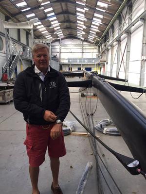 Skipper Ludde Ingvall — in Gosport photo copyright CQS taken at  and featuring the  class