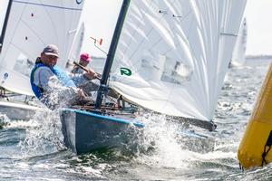 Tomasz Gaj - OK Dinghy Europeans photo copyright  Robert Deaves taken at  and featuring the  class