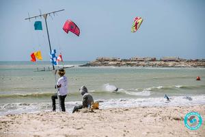 The pit - in front of the Westpoint Hotel - Day 4 - GKA Kite-Surf World Tour Dakhla 2017 photo copyright  Ydwer van der Heide taken at  and featuring the  class