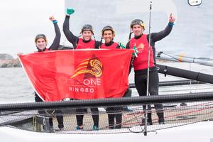 Last weekend Phil Robertson’s ChinaOne Ningbo team proved victorious in Marstrand for the  second year in a row – M32 World Championships photo copyright  Ian Roman / WMRT taken at  and featuring the  class