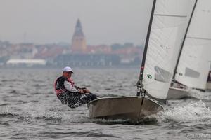 Bo Petersen - OK Dinghy Europeans photo copyright  Robert Deaves taken at  and featuring the  class