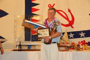 Renowned Transpac navigator Stan Honey accepts awards on behalf of Comanche - 2017 Transpac photo copyright  David Livingston taken at  and featuring the  class