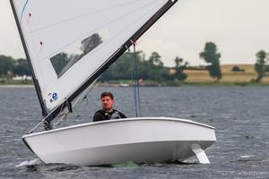 Luke Gower - OK Dinghy Europeans photo copyright  Robert Deaves taken at  and featuring the  class