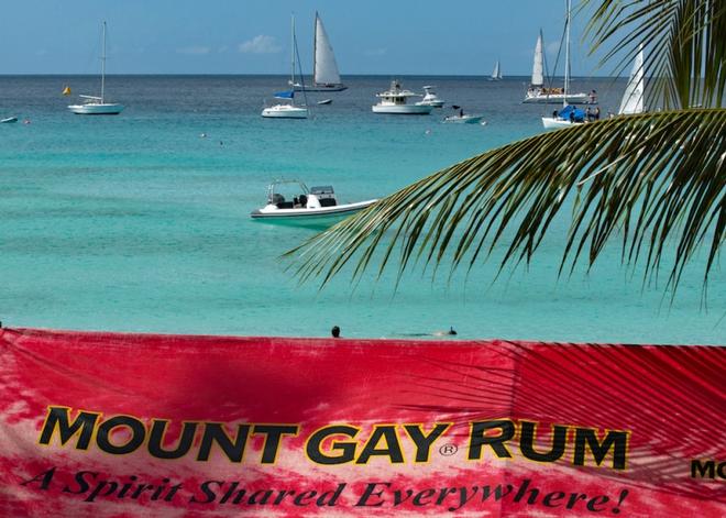 The dreamy view from Barbados Cruising Club – Mount Gay Round Barbados Race Series ©  Peter Marshall / MGRBR