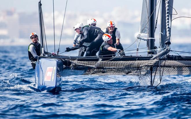Day 2 – High concentration on Mamma Aiuto! at Copa del Rey MAPFRE © Jesus Renedo / GC32 Racing Tour