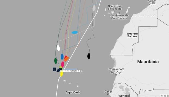 Current positions – Day 13, Race 1 – Clipper Round the World Yacht Race © Clipper Ventures