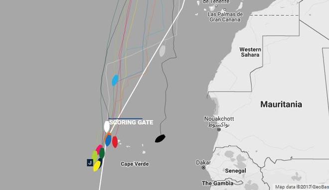 Current positions – Day 14, Race 1 – Clipper Round the World Yacht Race © Clipper Ventures