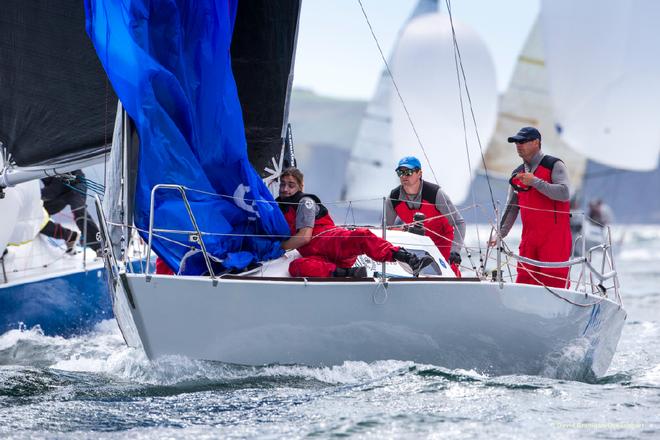 Day 2 - Racing in the Euro Car Parks Half Ton Classics Cup 2017 at Kinsale Yacht Club, Ireland.<br />
 ©  David Branigan / OceanSport