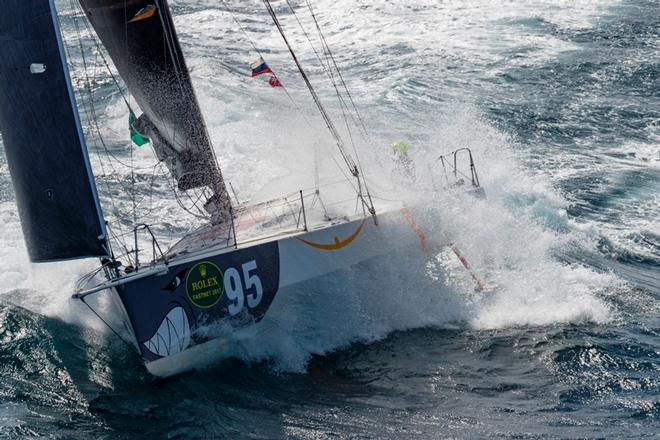 The Swedish Class 40 entrant Talanta on the approach to the Isles of Scilly – Rolex Fastnet Race © Quinag