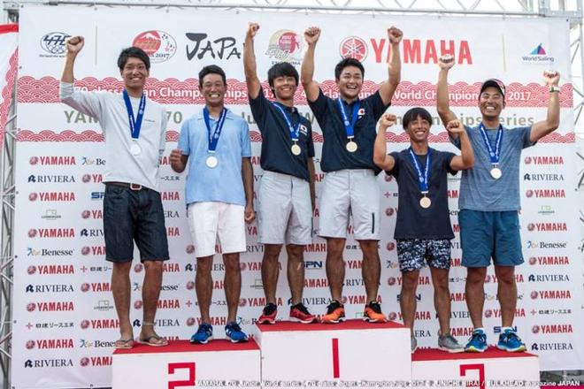 Day 6 – Men's Podium – 470 Class Japan National Championships © Junichi Hirai/ Bulkhead magazine http://www.bulkhead.jp/