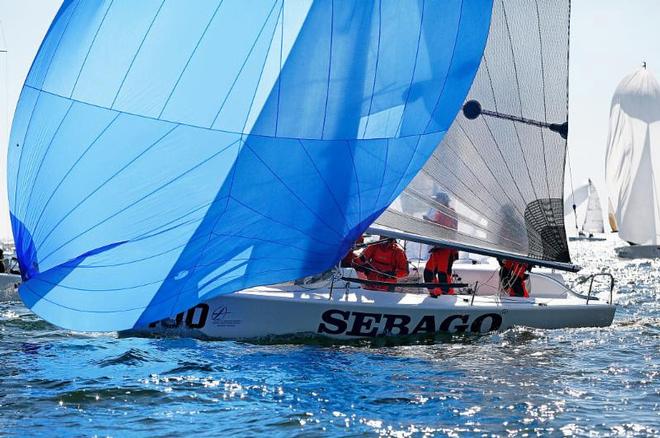 The second in the race six was Norvegian Baghdad II NOR400 with Kristoffer Spone in helm - 2017 Melges 24 World Championship ©  Pierrick Contin http://www.pierrickcontin.fr/