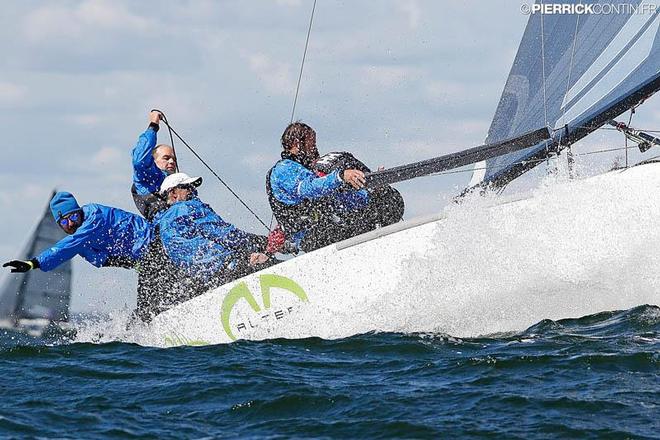 Andrea Racchelli's Altea ITA722 tooks another bullet to the series (6-1-6 today)  - Melges 24 World Championship 2017 ©  Pierrick Contin http://www.pierrickcontin.fr/