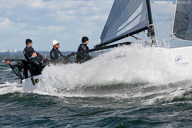 Tõnu Tõniste's Lenny EST790 (4-2-1 today) takes home extremely consistent placements today and obtains the second level of the provisional Corinthian podium - Melges 24 World Championship 2017 ©  Pierrick Contin http://www.pierrickcontin.fr/