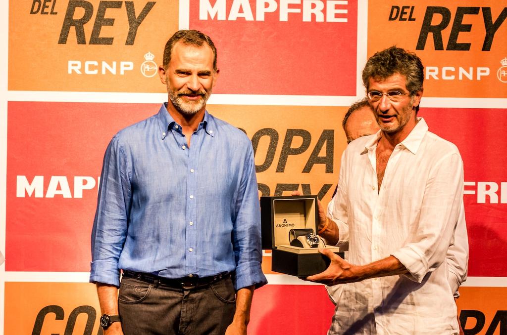 Prizegiving with King Felipe VI - 36 Copa del Rey MAPFRE © Jesus Renedo / GC32 Racing Tour