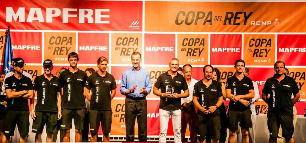 Prizegiving with King Felipe VI - 36 Copa del Rey MAPFRE © Jesus Renedo / GC32 Racing Tour