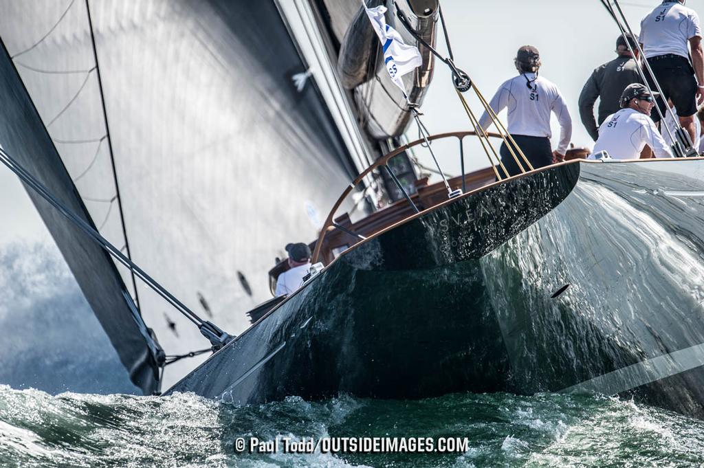 Race Day 2 raced outside the harbor on Rhode Island Sound with a light breeze from 230 degrees.  © Paul Todd/Outside Images http://www.outsideimages.com